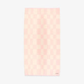 Pink & White Checkerboard Towel