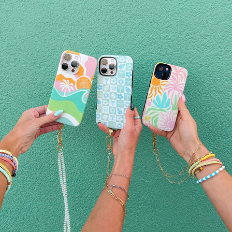 Paperclip Chain Wristlet Phone Chain