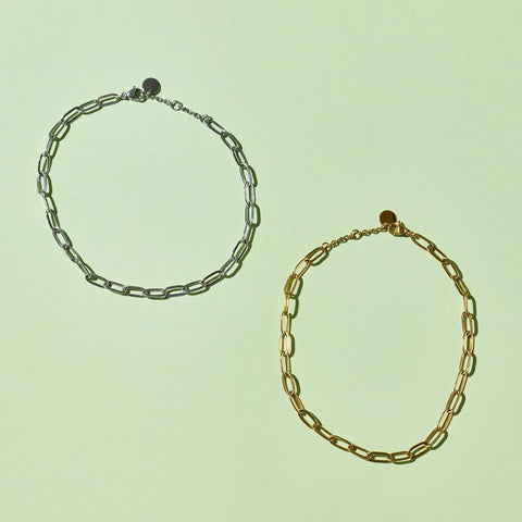 Harper Paperclip Chain Anklet