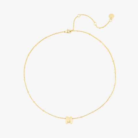 Alphabet Satellite Chain Choker