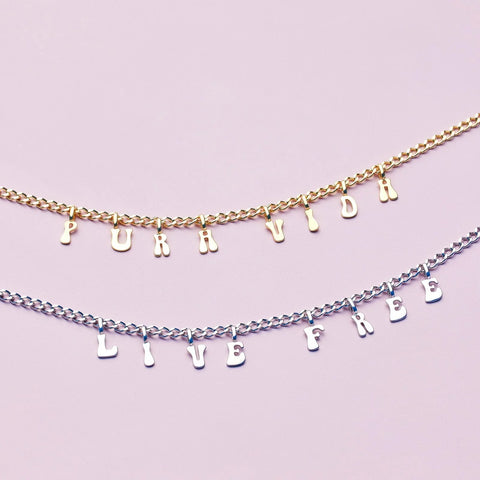 Harper Retro Alphabet Charm