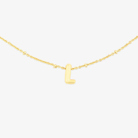 Alphabet Satellite Chain Choker