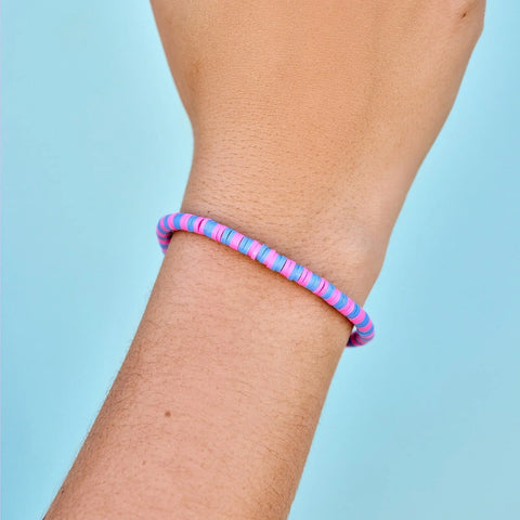 Bubblegum Seascape Stretch Bracelet