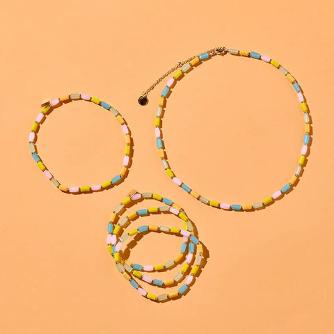 Neon Lights Stretch Bracelet 3 Pack