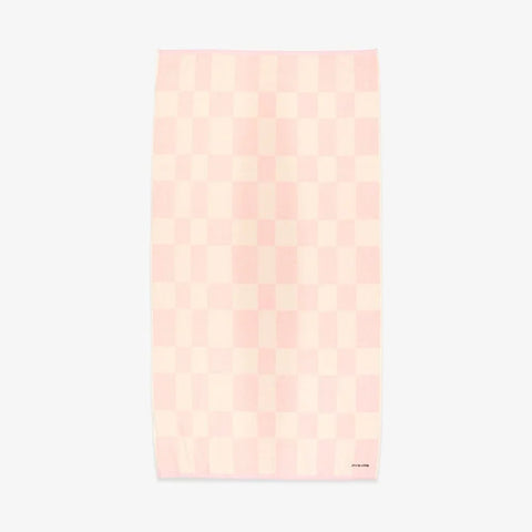 Pink & White Checkerboard Towel