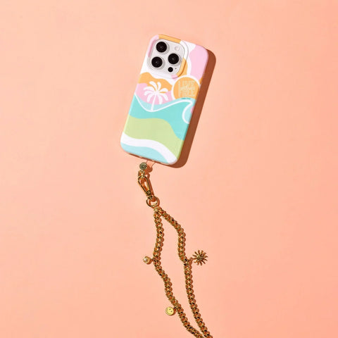 Flat Curb Chain Phone Chain