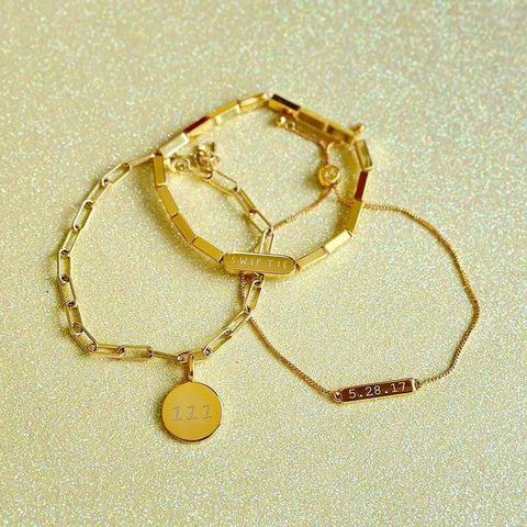 Engravable Double-Sided Bar Bracelet