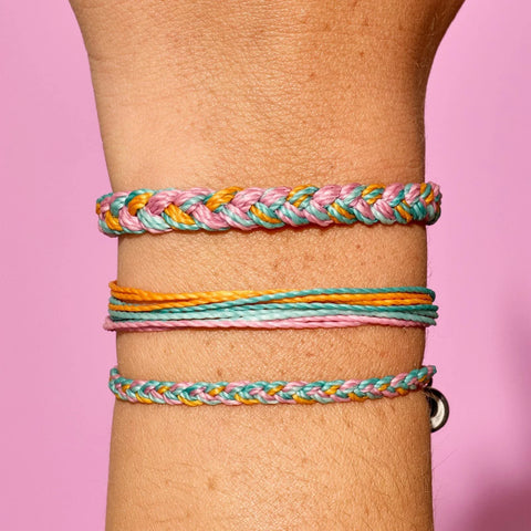 Canary Multi Mini Braided Bracelet