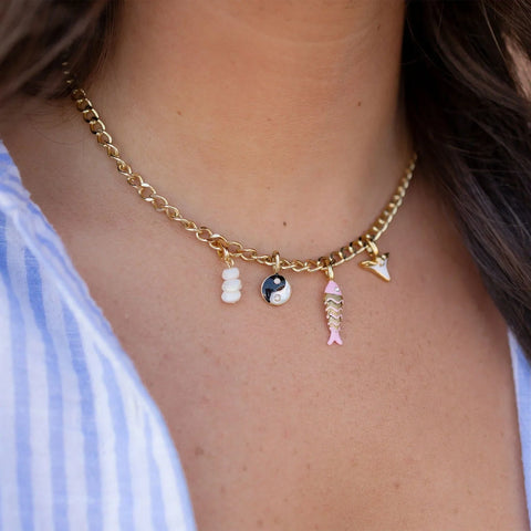 Harper Gemstone Chip Charm