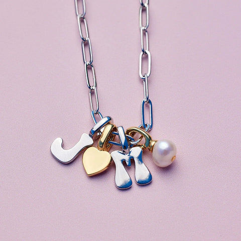 Harper Retro Alphabet Charm