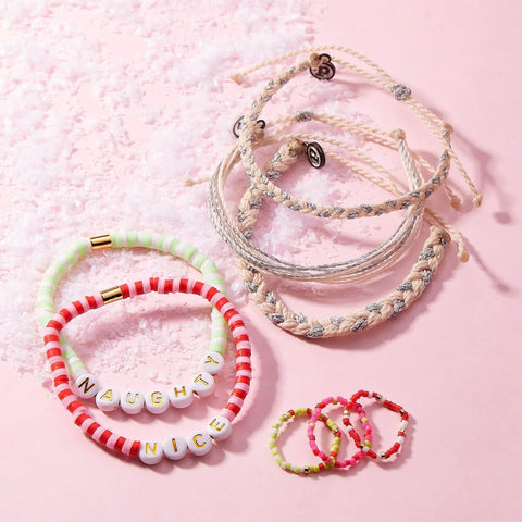 Snowfall Mini Braided Bracelet