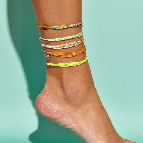 Catch a Vibe Anklet Friendship 5 Pack